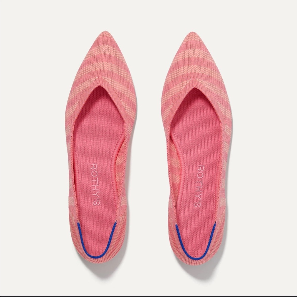 Rothy's The Point in Macaron Stripe